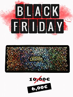 Mousepad League of Legends BLACK FRIDAY